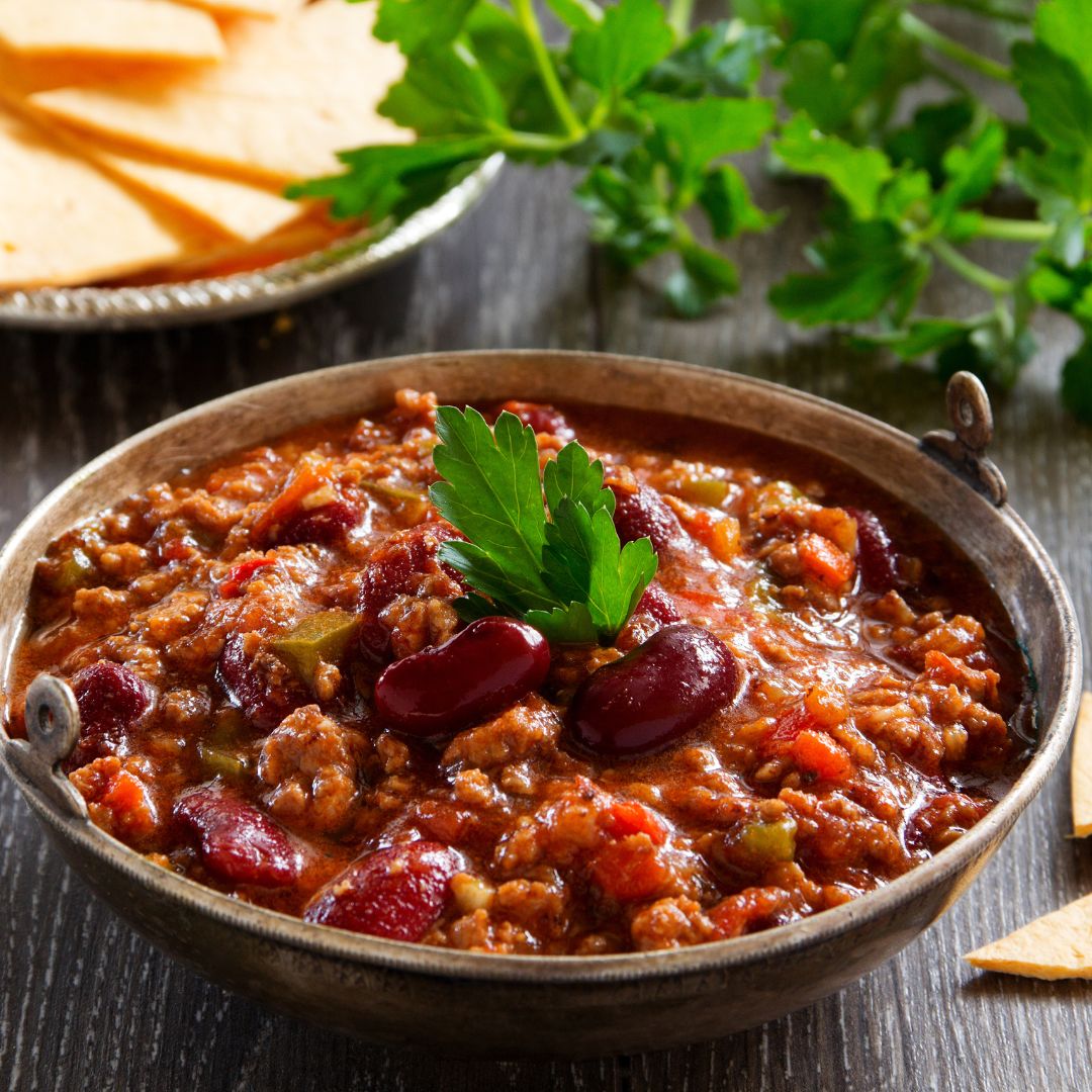 Bowl of Turkey Chili